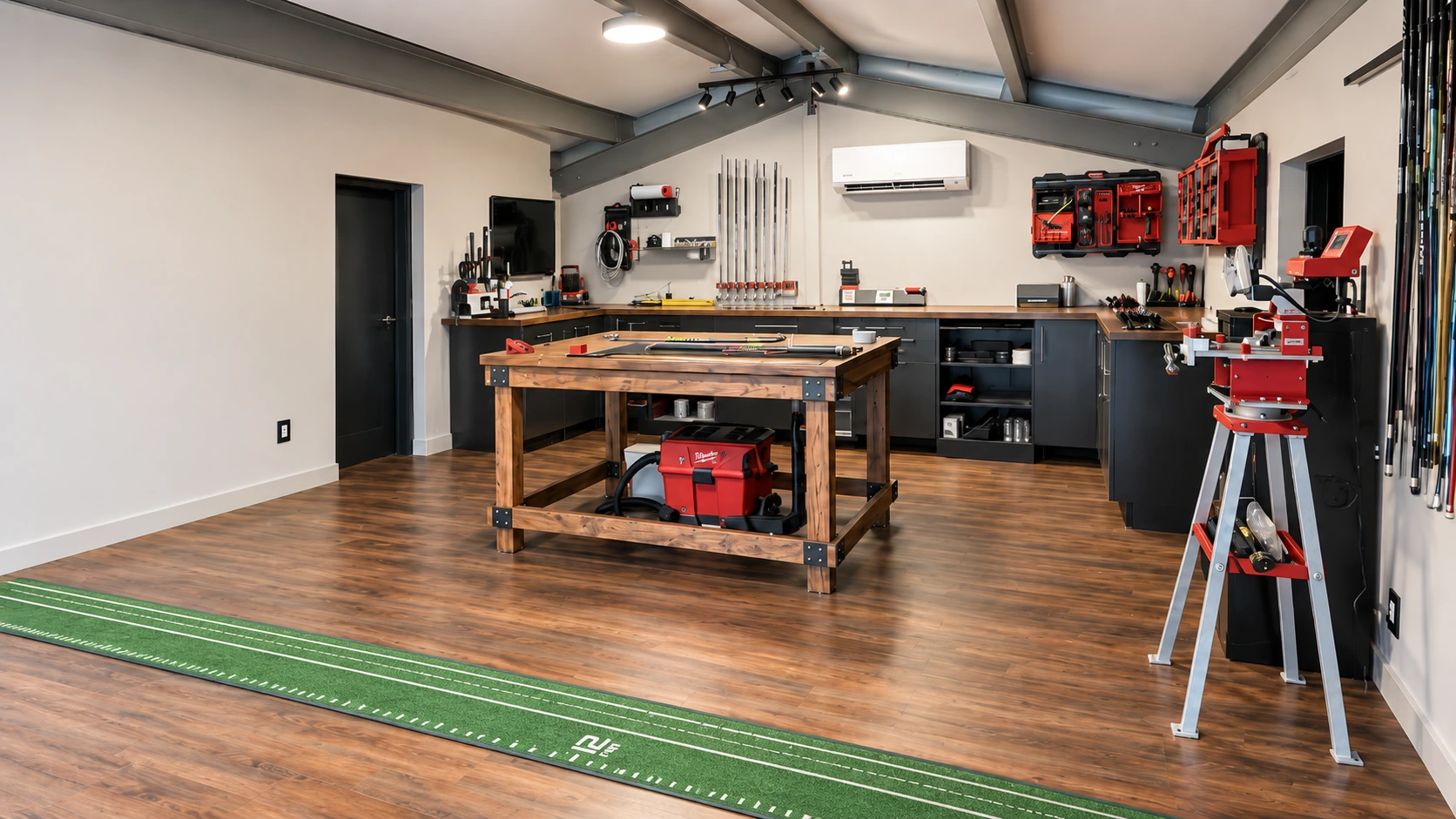 A golf club fitting session at Elevation Golf